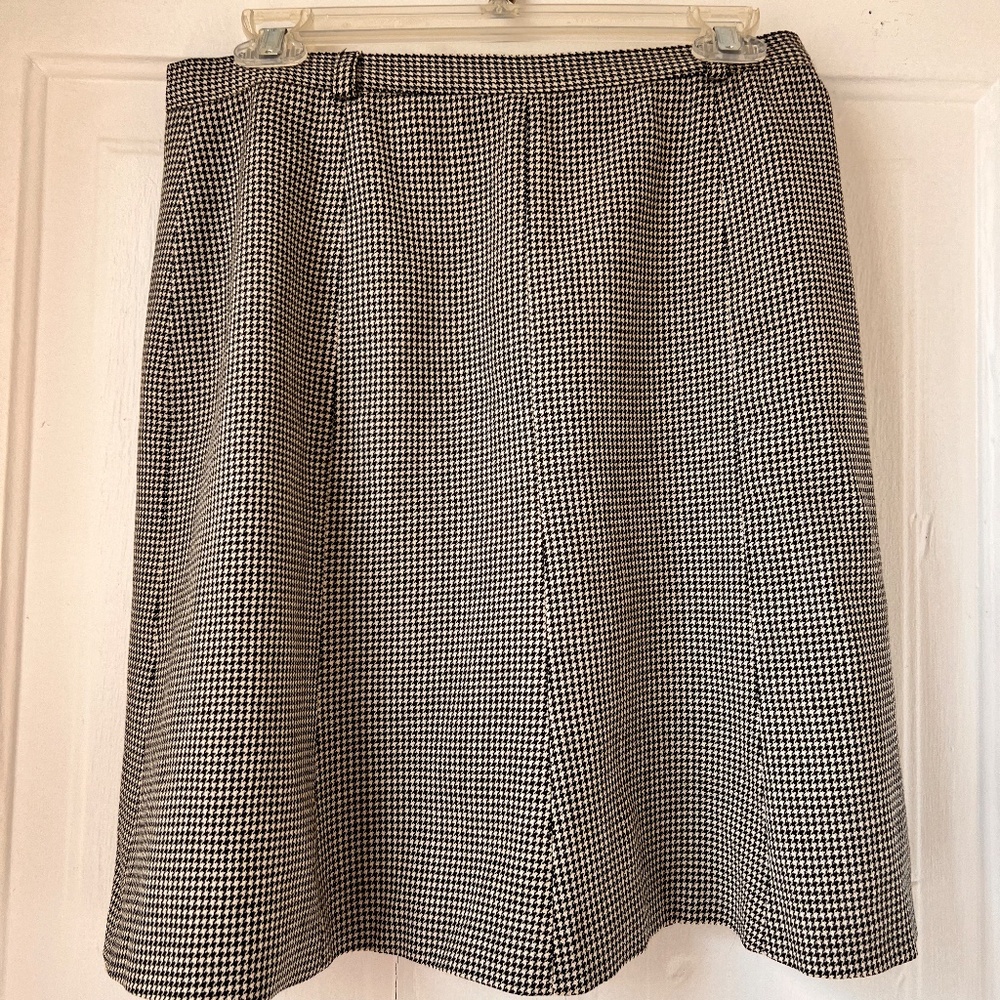 Vintage Cento X Cento Houndstooth Skirt - Made in Italy